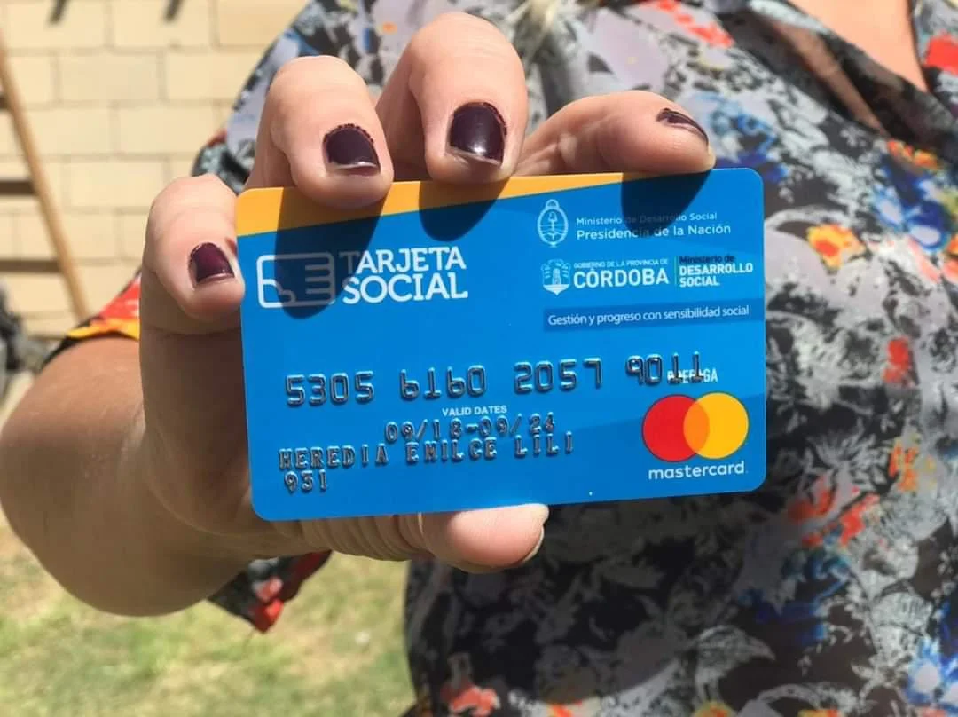 Este jueves se acredita la Tarjeta Social a todos los beneficiarios