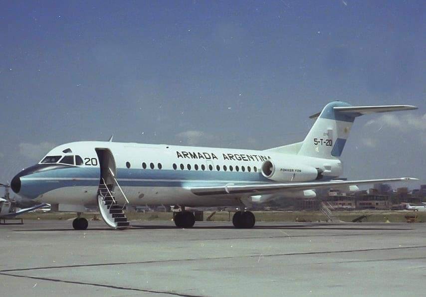 Se trata de la segunda aeronave nacional en aterrizar en las islas durante la guerra de 1982