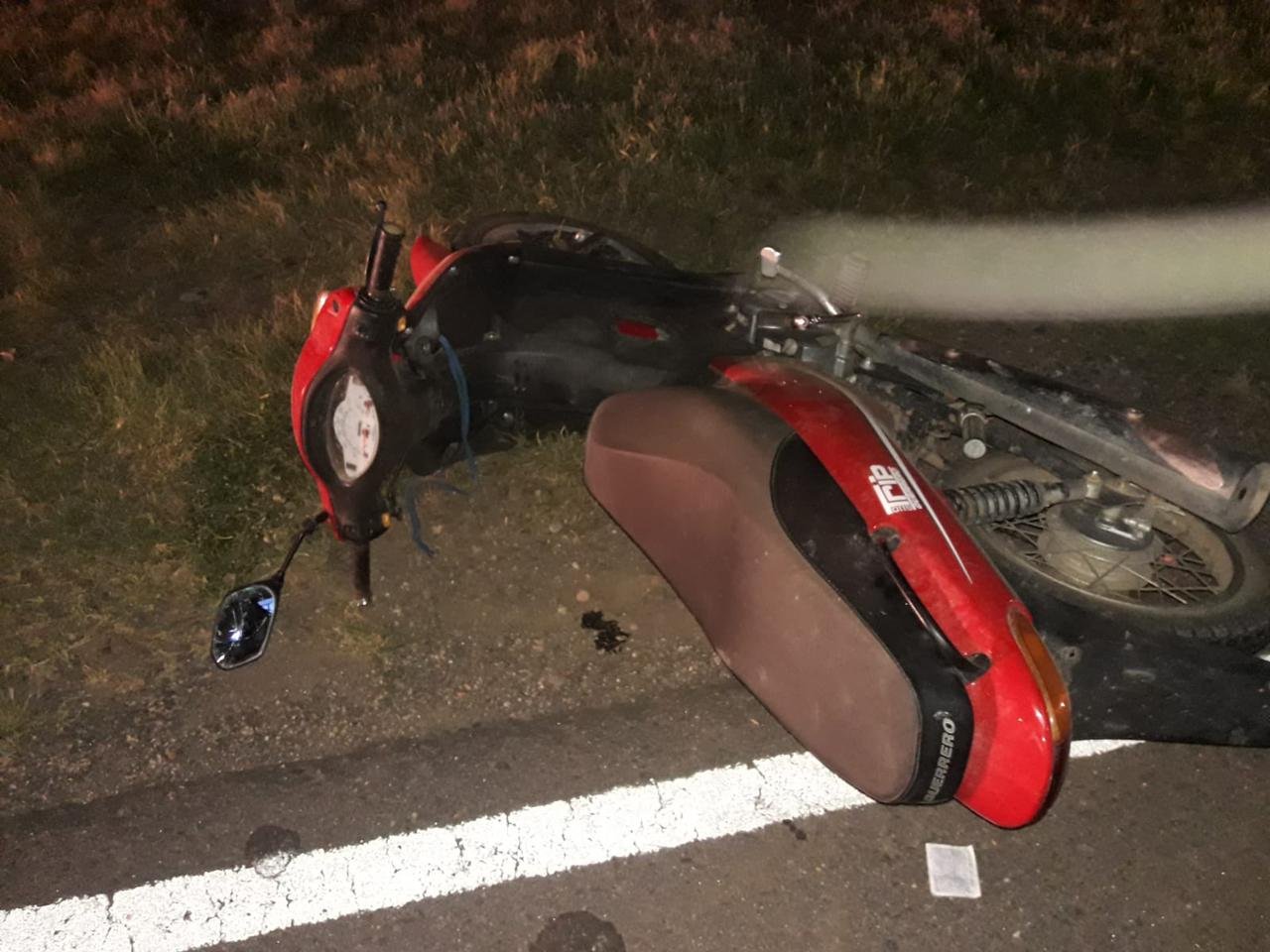 Accidente entre una bicicleta y una moto cerca de Oncativo