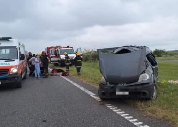 Despiste de auto entre Oliva y Oncativo: cuatro personas hospitalizadas