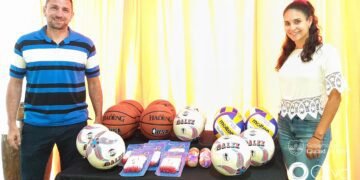 Oliva recibió elementos deportivos tras gestión ante la Agencia Córdoba Deportes