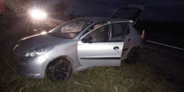 Conductor de Oliva despistó en ruta 9 cerca de James Craik