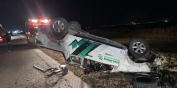 Un detenido en Oliva y un grave accidente en Las Perdices