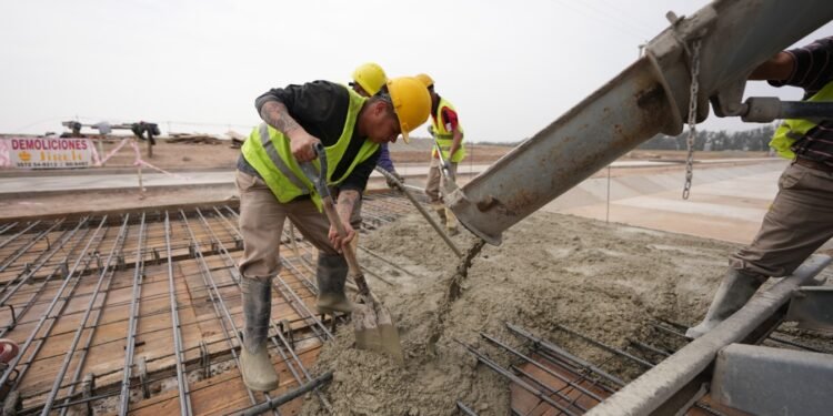 El avance de obra en la Almirante Brown alcanzó el 60%