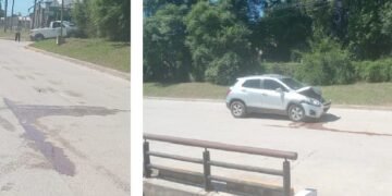 Oliva: Accidente de tránsito y dos detenciones por violencia familiar