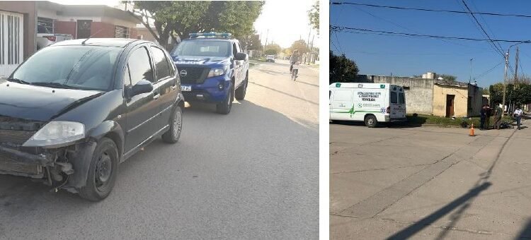 Dos accidentes de tránsito, un detenido y secuestro de un arma blanca en diversos operativos policiales