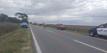 Accidente fatal en ruta 9: un hombre de 40 años pierde la vida cerca de Laguna Larga