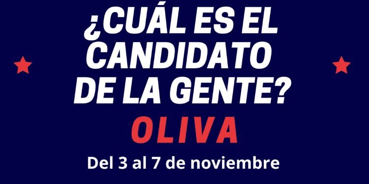 El Candidato de la Gente: ¿Qué referente propondrías como candidato a intendente de Oliva en 2027?