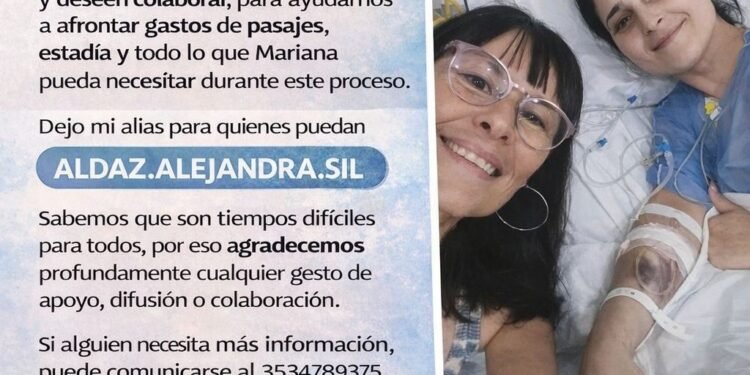 Organizaron una rifa para colaborar con una vecina de Oliva internada: cómo colaborar con Mariana Molina