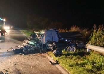 Tragedia en la Ruta Nacional 158: Dos hombres fallecieron tras un violento choque frontal