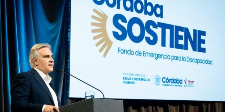 Córdoba lanza un fondo de emergencia de $2.000 millones para sostener el sistema de discapacidad
