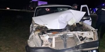 Luque: Se salvó de milagro tras chocar contra equinos en la Ruta 13