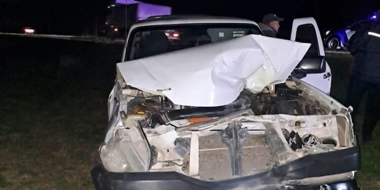 Luque: Se salvó de milagro tras chocar contra equinos en la Ruta 13