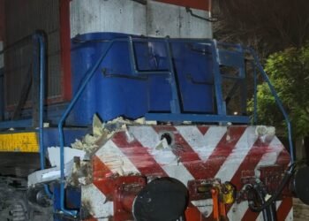 Choque entre un tren y un camión en Tío Pujio: no hubo heridos