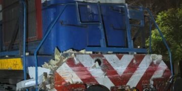 Choque entre un tren y un camión en Tío Pujio: no hubo heridos
