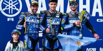 El piloto de Oliva Santino Ponce metió doble triunfo en Brasil y manda en el campeonato internacional de motociclismo
