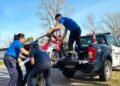 Operativo de prevención en Oncativo: La Guardia Local y la Policía Caminera secuestraron cuatro motocicletas