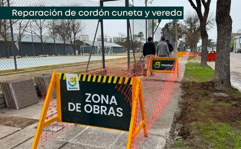 Oncativo: El intendente Nicolás Filoni supervisó diez frentes de obras públicas e infraestructura en marcha