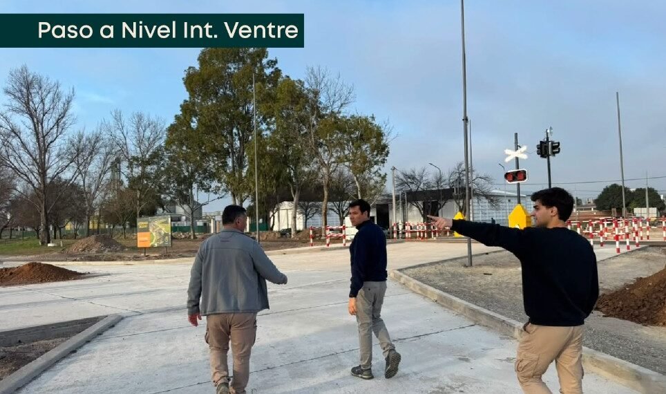 Oncativo: El intendente Nicolás Filoni supervisó diez frentes de obras públicas e infraestructura en marcha
