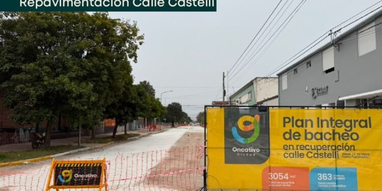 Oncativo: El intendente Nicolás Filoni supervisó diez frentes de obras públicas e infraestructura en marcha