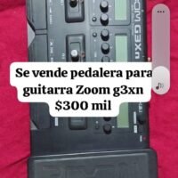 Se vende pedalera Zoom G3XN en impecable estado. Espero tu consulta.