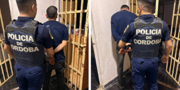 Operativo en Las Perdices: aprehenden a dos hombres en actitud sospechosa frente a un comercio local