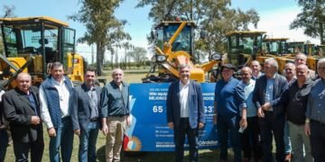 Importante inversión para Oliva: el Consorcio Caminero local recibirá equipamiento vial de última generación