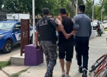 Detuvieron en Pilar al presunto autor de grafitis vandálicos en edificios públicos