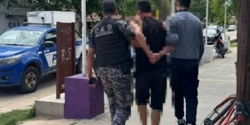 Detuvieron en Pilar al presunto autor de grafitis vandálicos en edificios públicos