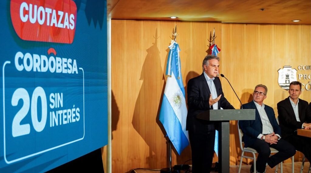 La Provincia amplió Cuotazas con tarjeta Cordobesa hasta 20 cuotas sin interés y $20.000 millones en créditos para pymes